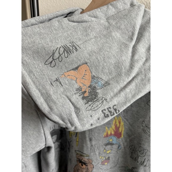 MEDIUM HALF EVIL VAMEE SKETCHBOOK HOODIE & SWEATPANTS SET ❤️✅ NEW SHIPS ASAP - Picture 13 of 16